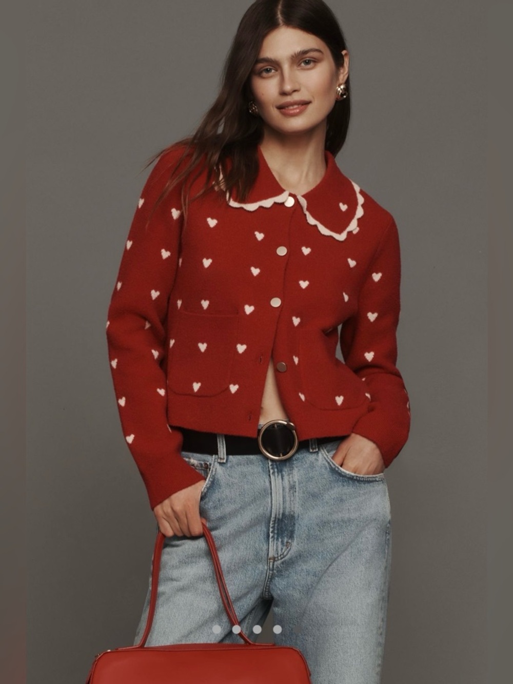 NVLT Heart Icon knit jacket